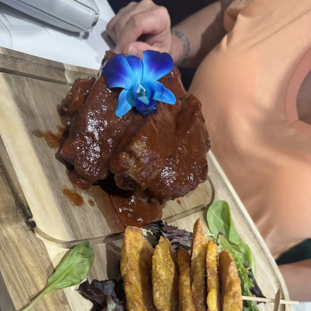 BBQ Ribs with Tostones