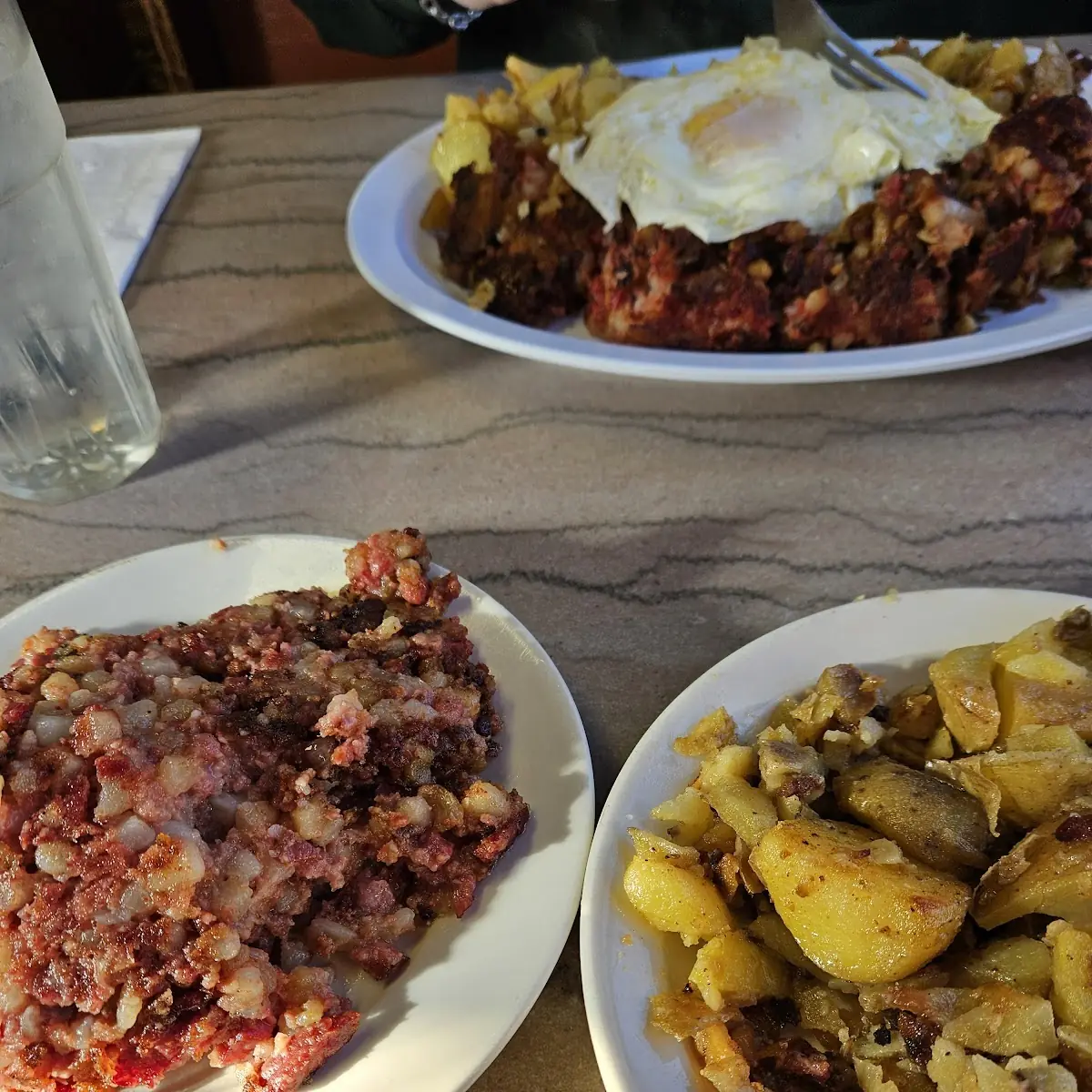 Corned Beef Hash and Home Fries
