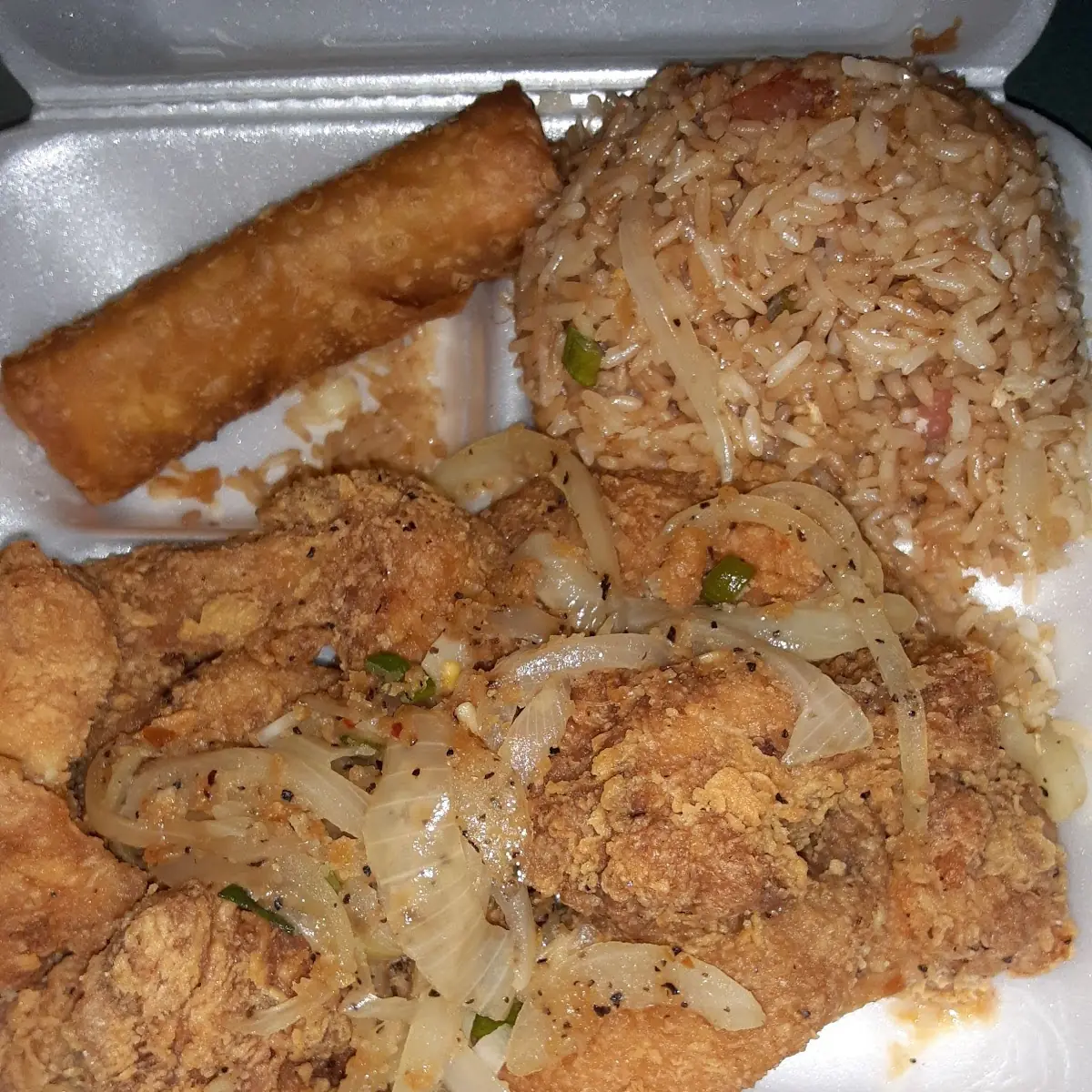 Salt & Pepper Wings & Fried Rice