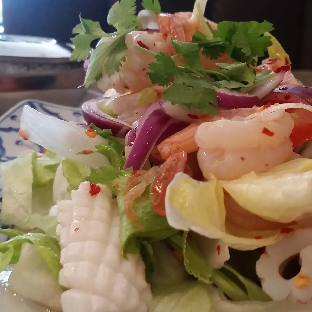 17 Yum Ta-Le Seafood Salad
