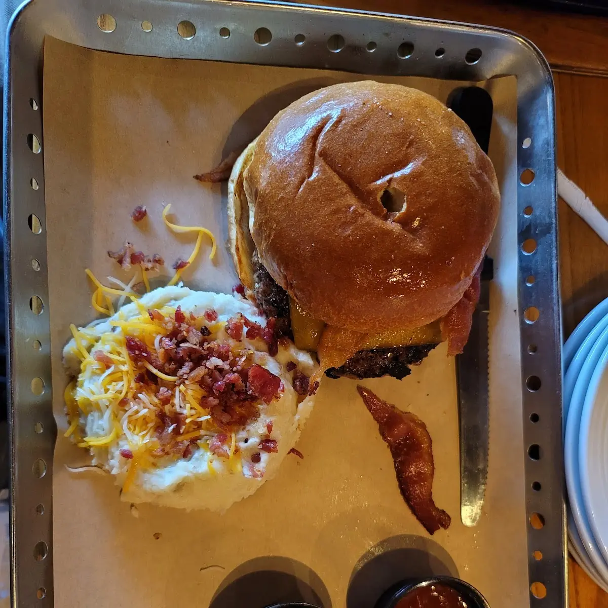 Burger and Fries