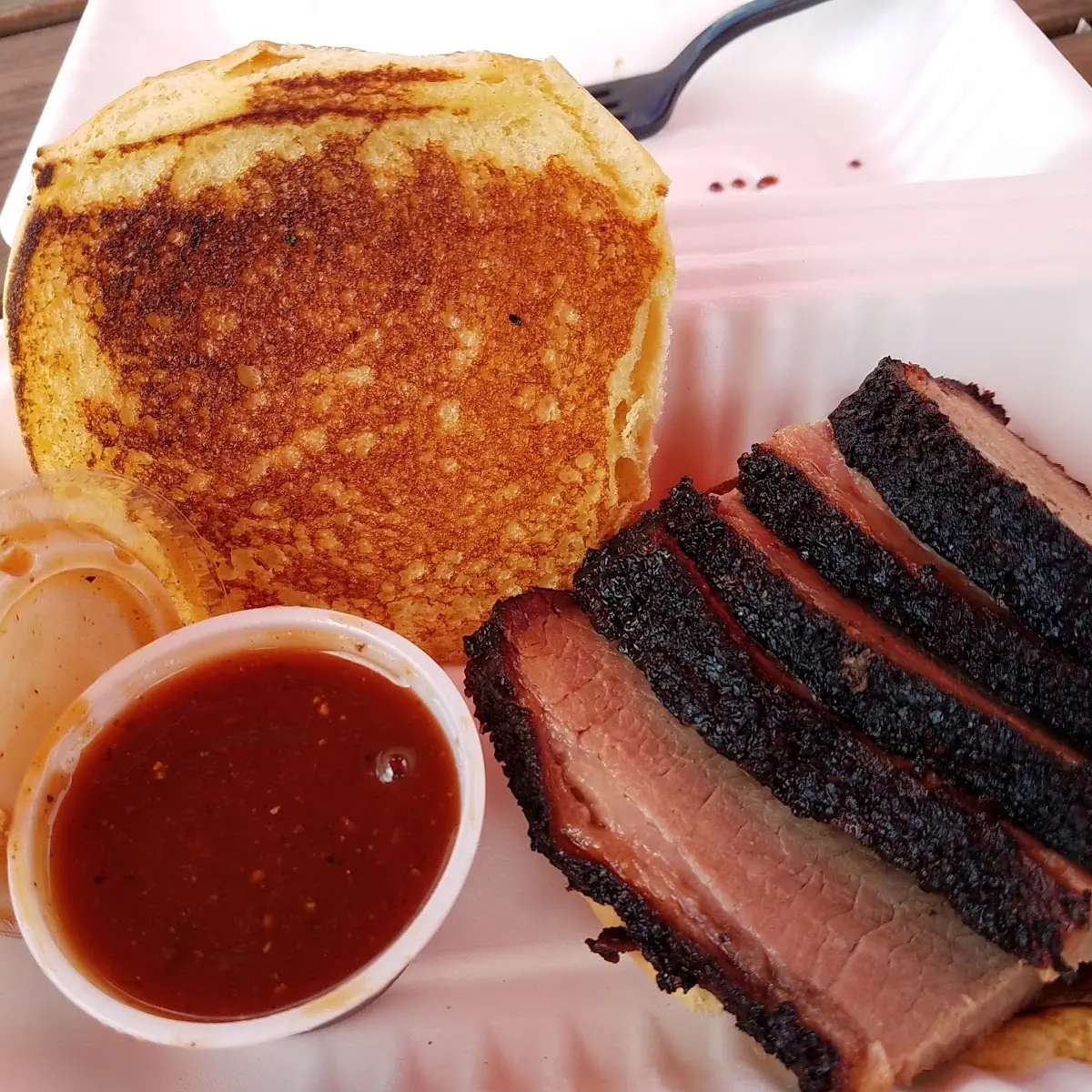 Sliced Brisket Sandwich