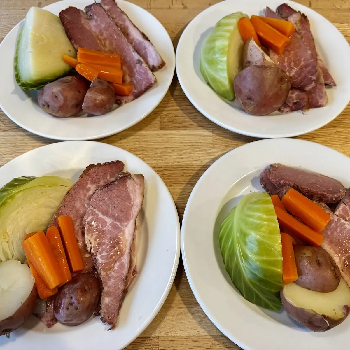 Corned Beef & Cabbage Dinner With