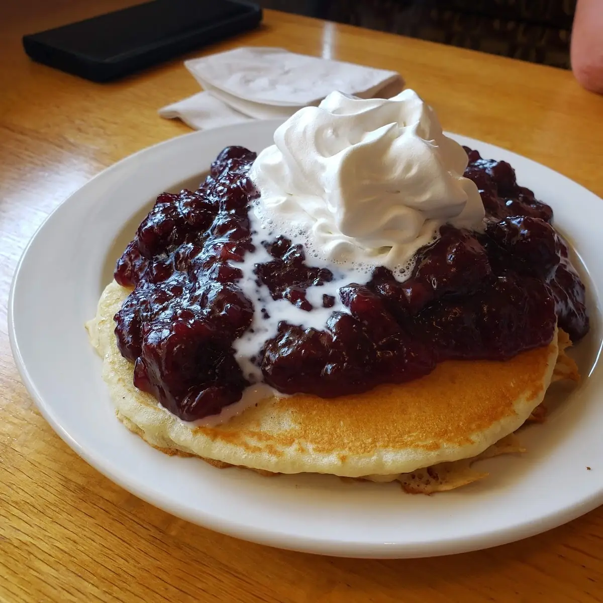 Famous Black Cherry Pancakes