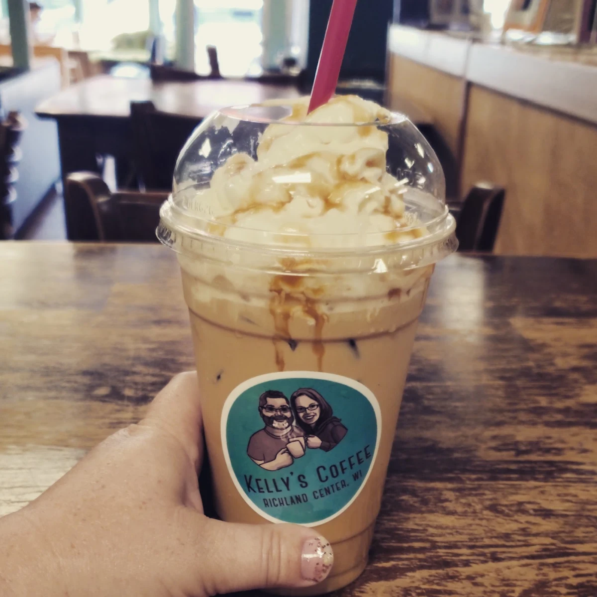 Iced Caramel Latte