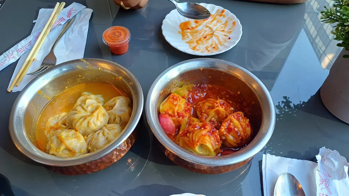 Jhol Momo and Chilli Momo