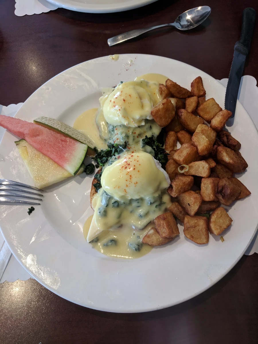 Œuf Benedict Épinard