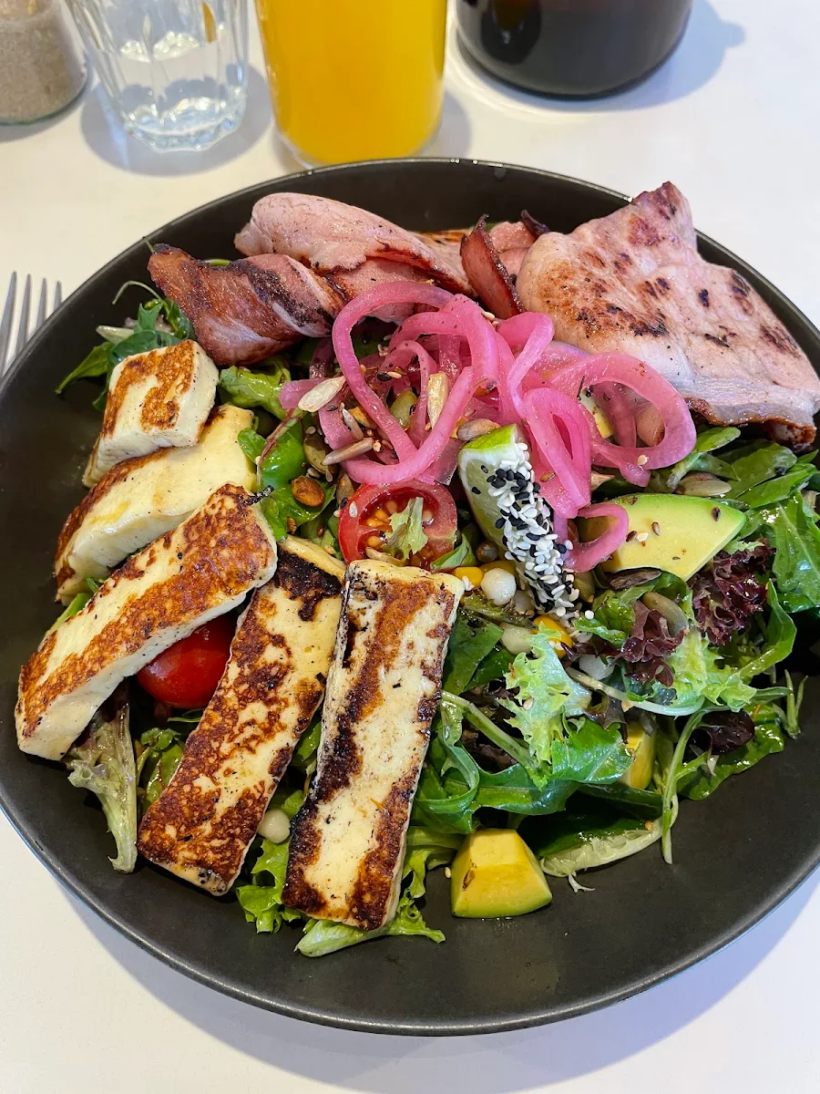Halloumi Salad with Bacon, Rubika Cafe & Bar