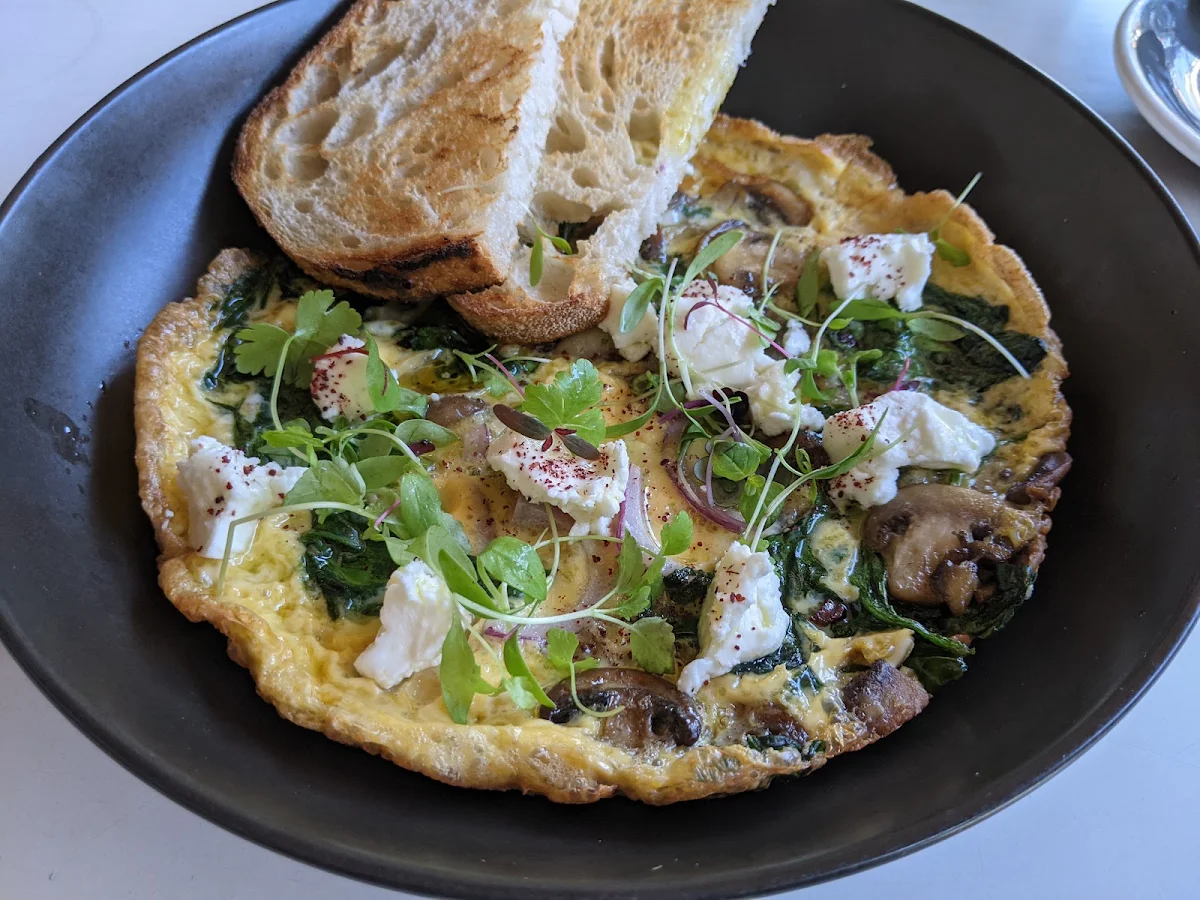 Mushroom Omelette, Rubika Cafe & Bar
