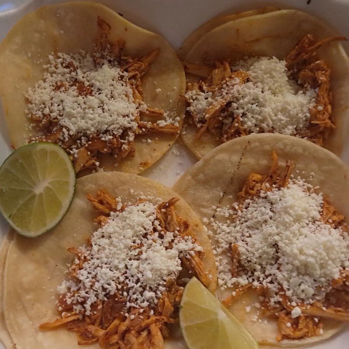 Tacos de Pollo Solo Queso