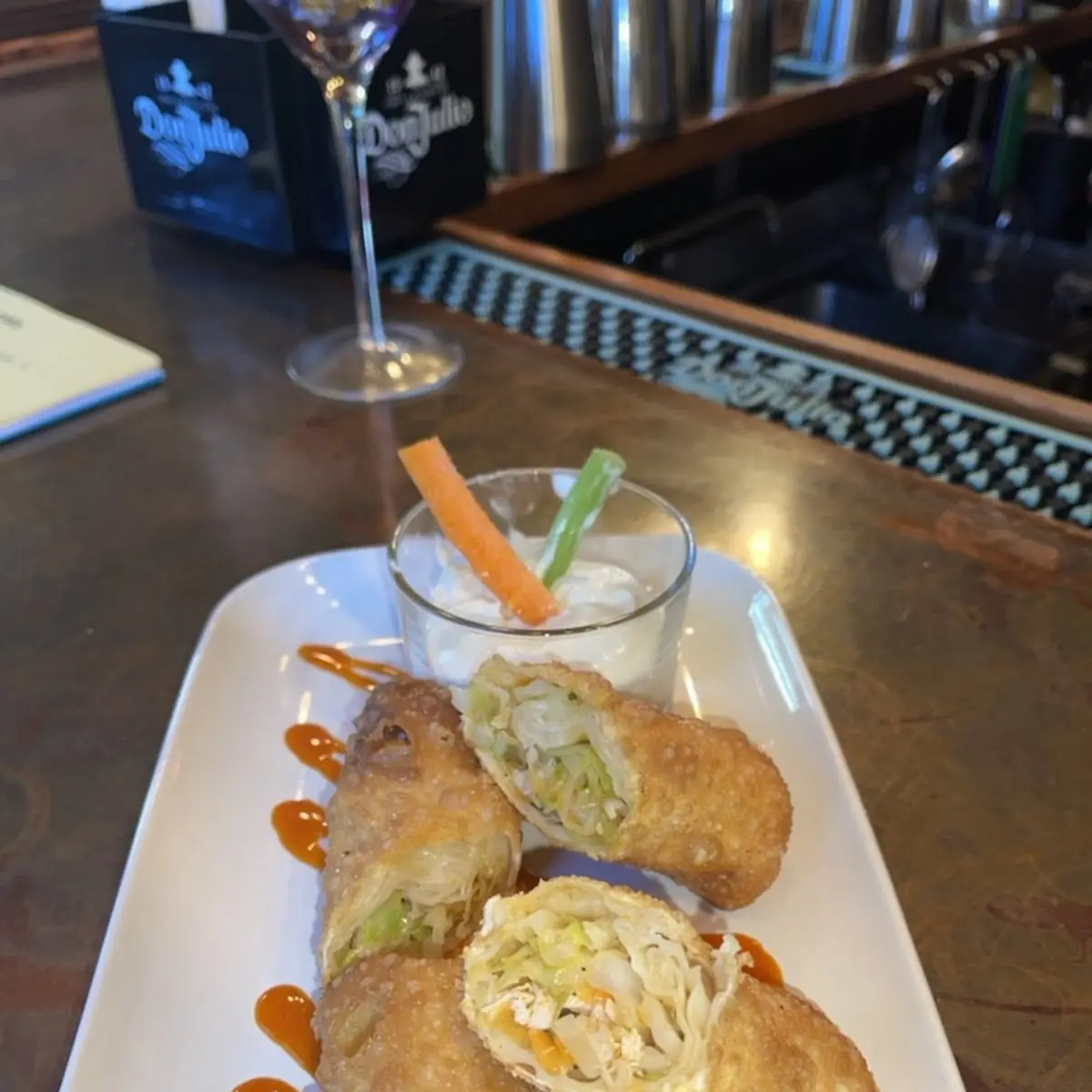 Buffalo Chicken Egg Rolls Made in House