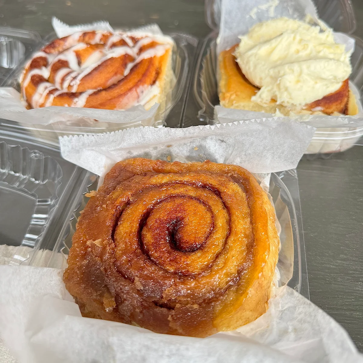Sticky Bun Cinnamon Roll Cream Cheese Cinnamon Roll