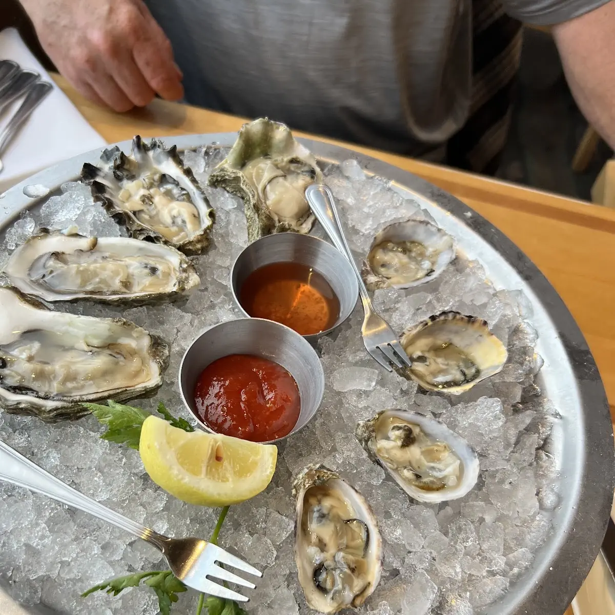 Oysters on the Half Shell Sampler