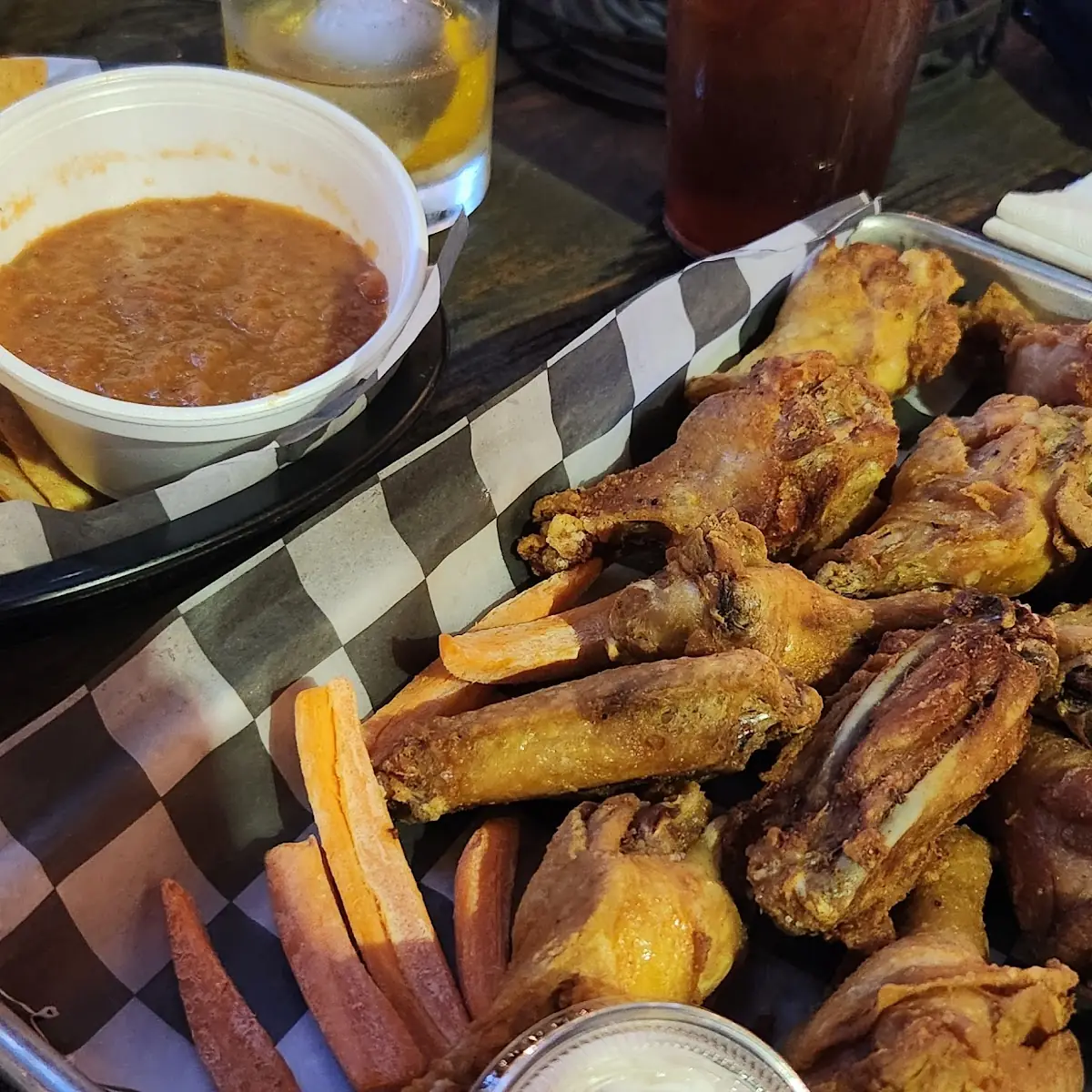 Chicken Wings Requested Dry