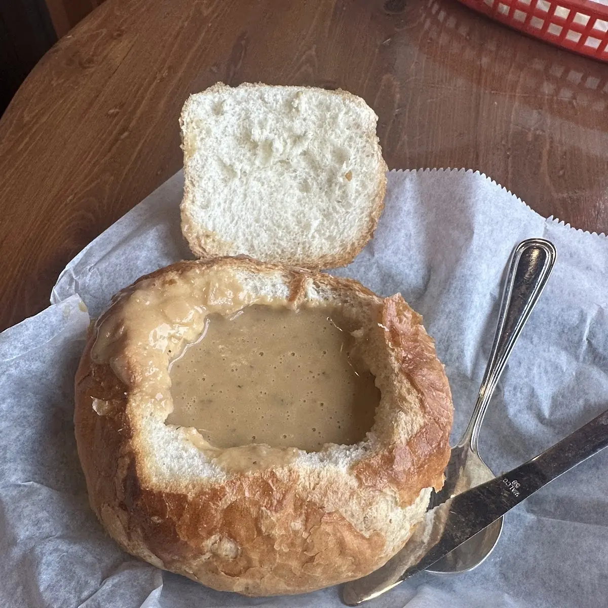 Half Sandwich and Soup
