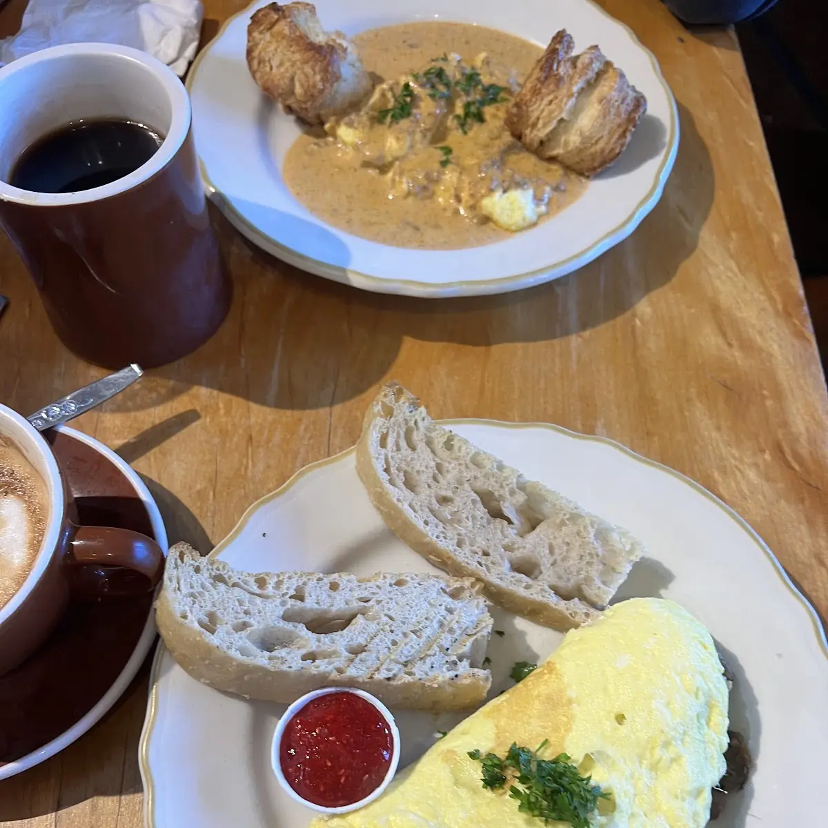 Biscuits Gravy Eggs