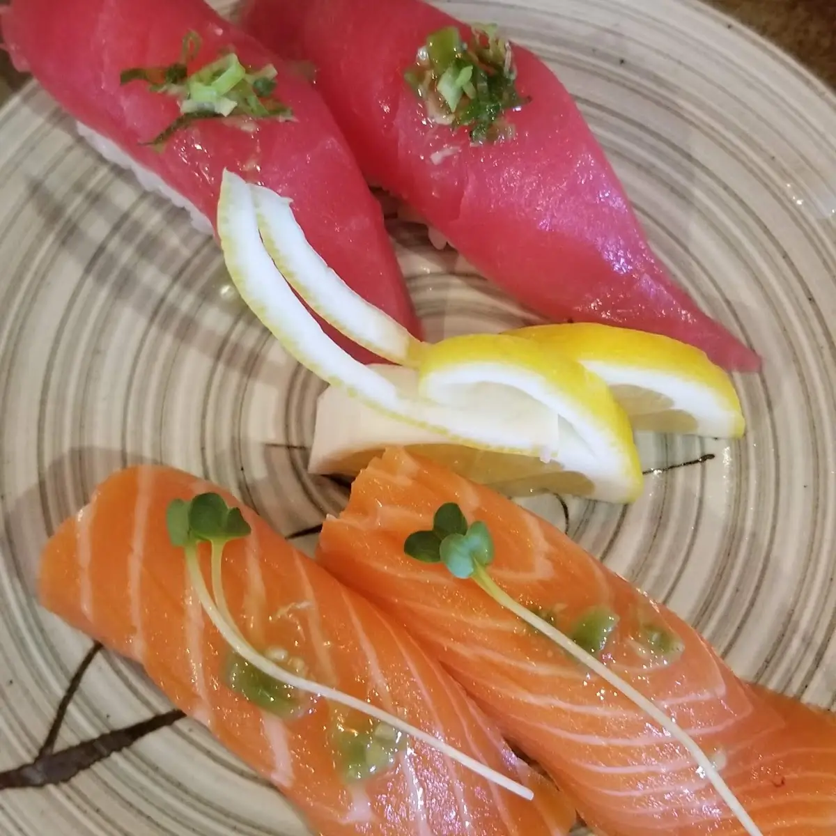 Tuna and Salmon Sushi