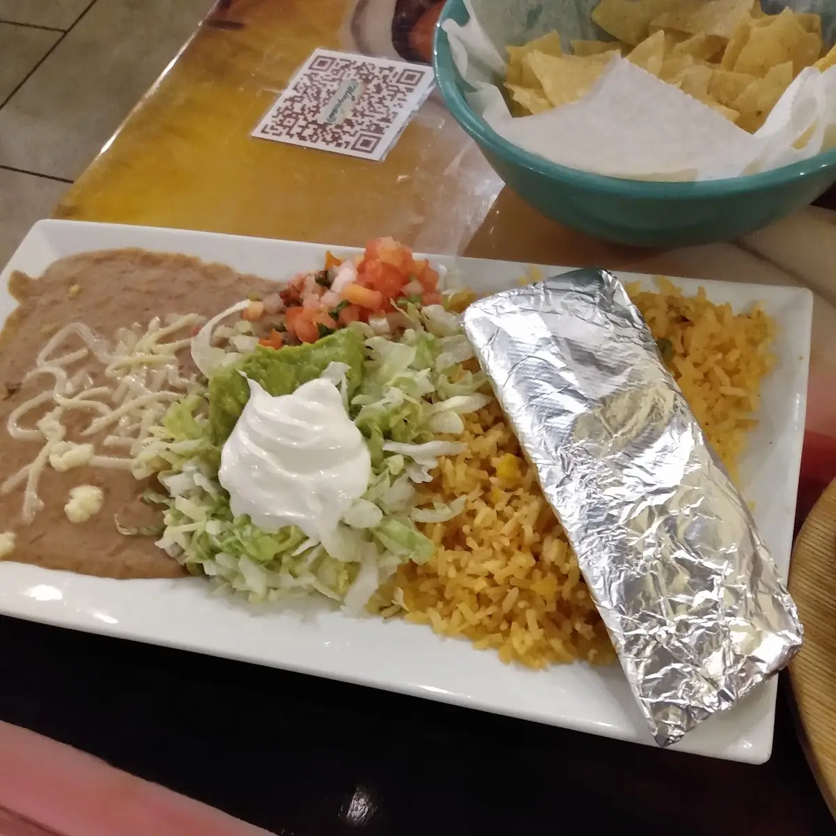 Chimichanga Mexican Rice & Beans