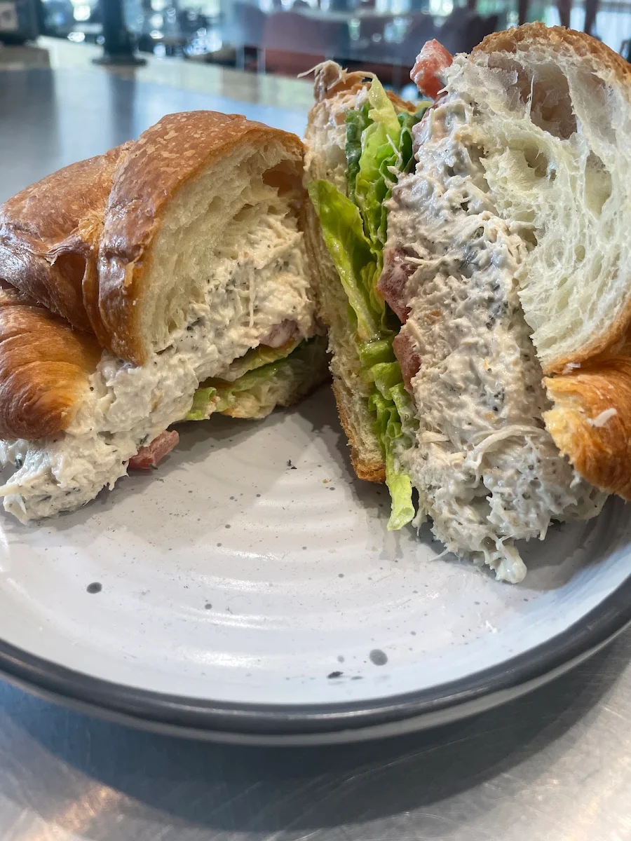 Chicken Salad on a Croissant