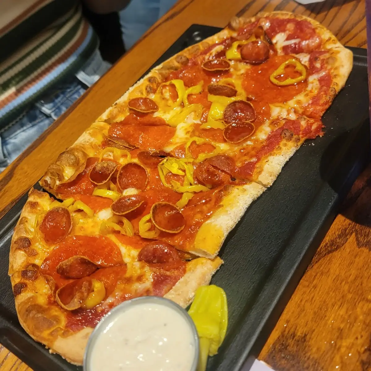 Hot Honey Pepperoni Flatbread