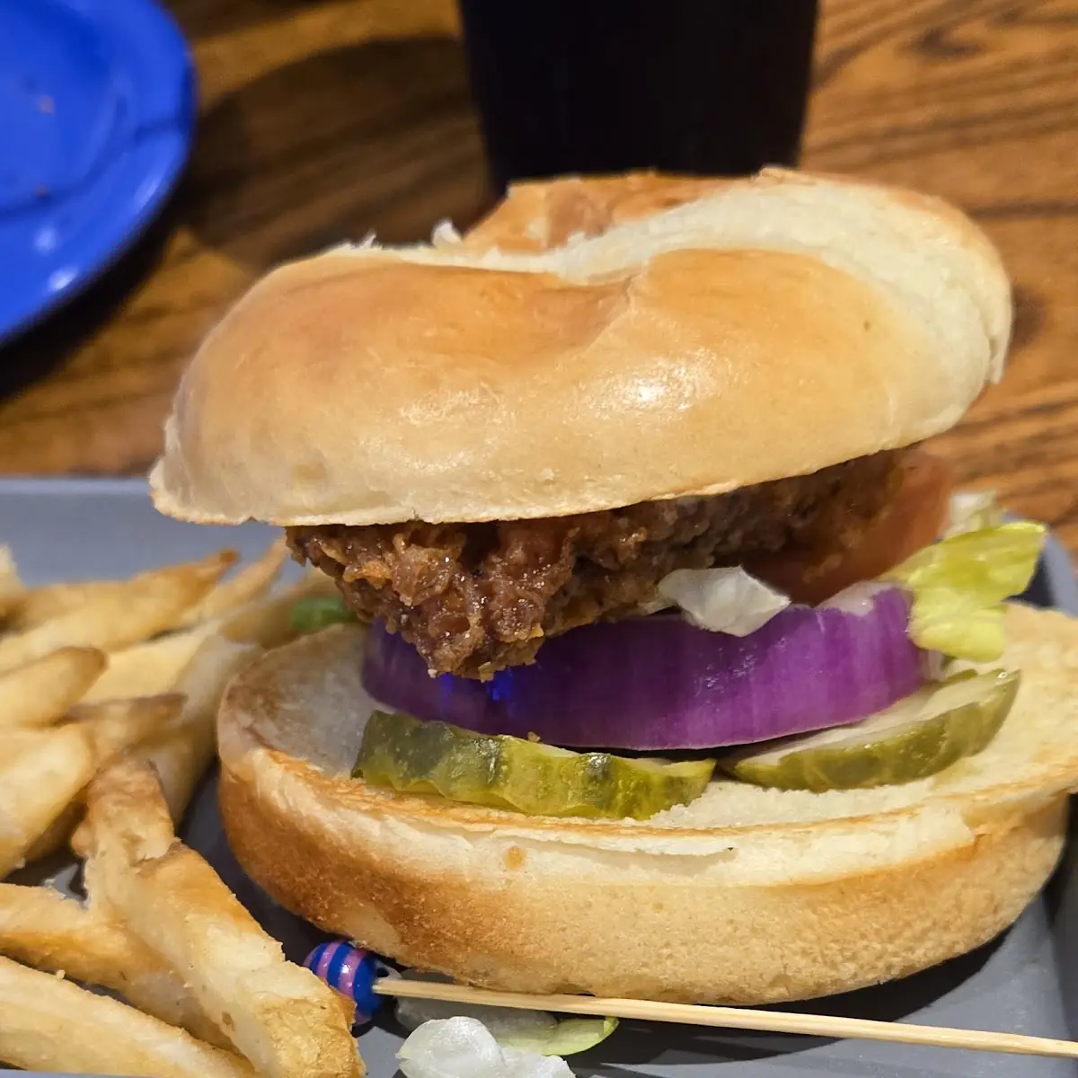 HONEY BBQ BACON BURGER
