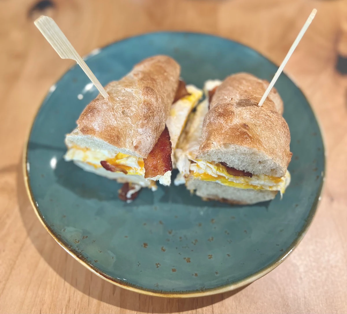 Bacon Egg Cheese Baguette