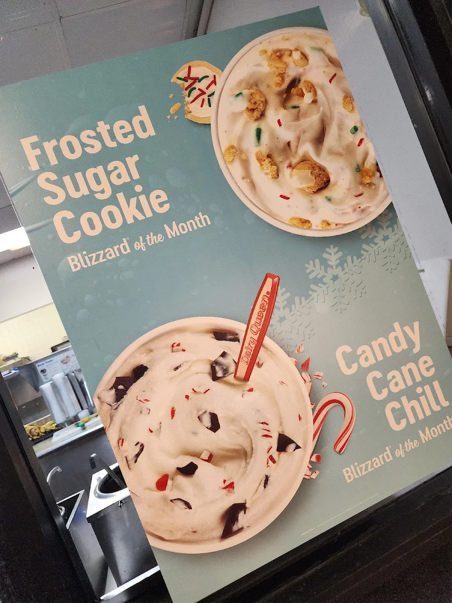 Candy Cane Chill Blizzard Treat