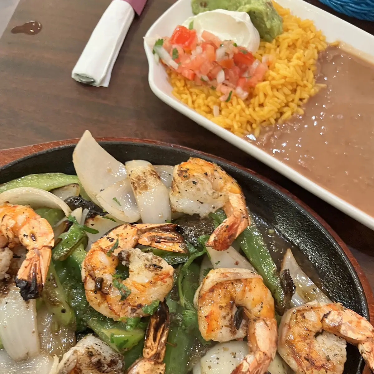 Shrimp Fajitas