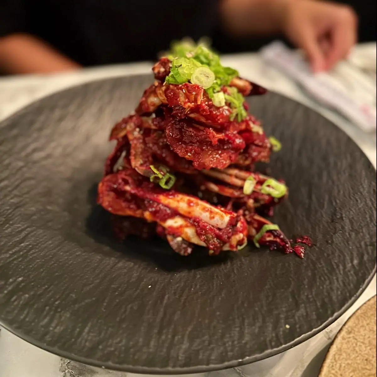 육회 beef tartare, Comma