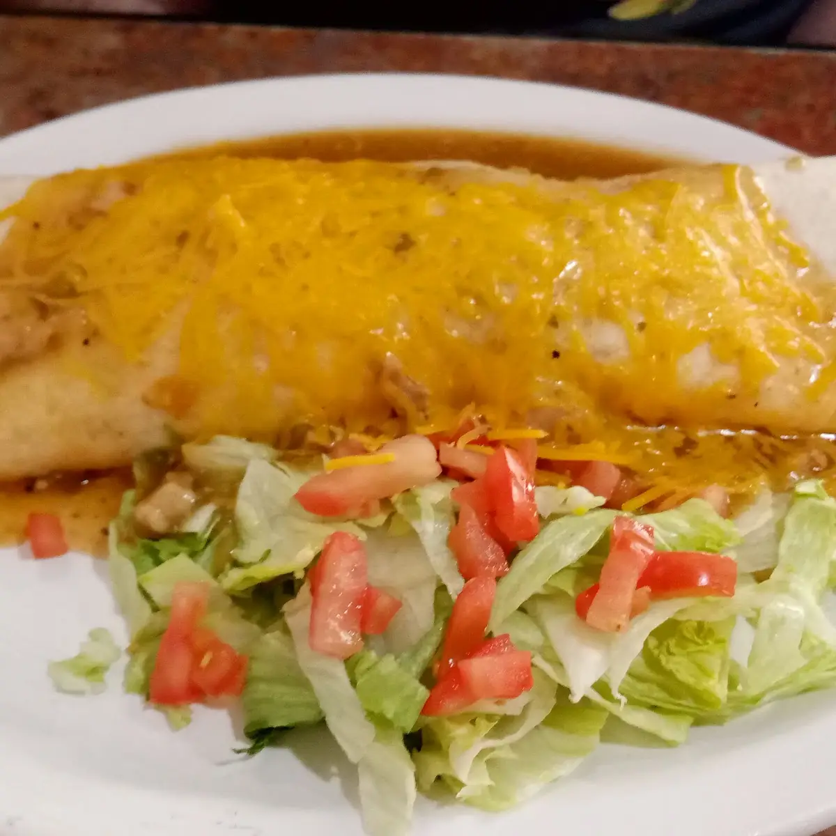 Smothered Beef Burrito