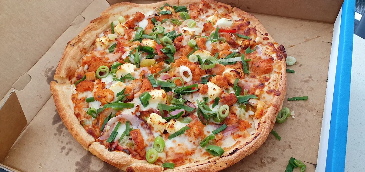 Chicken Tikka Pizza, Domino's Pizza Ingleburn