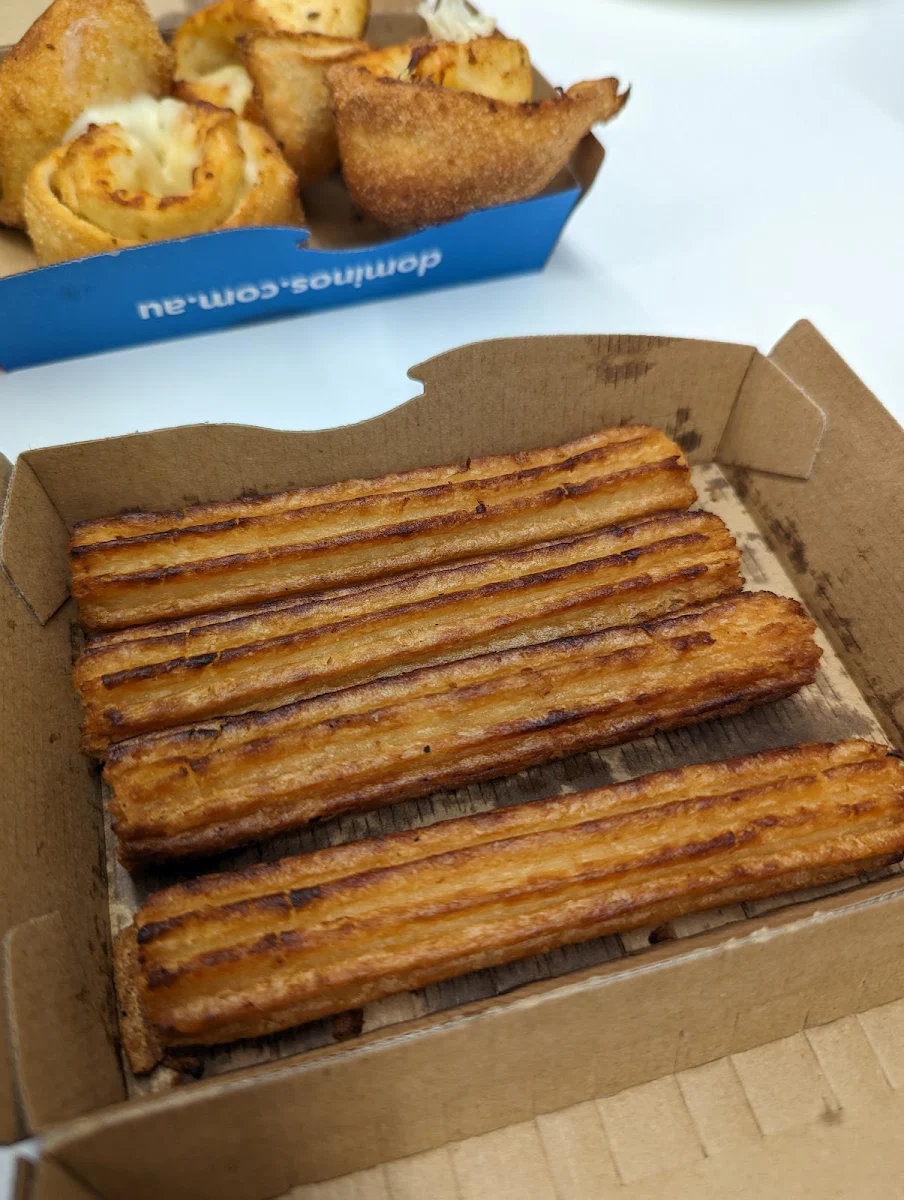 Oven-Baked Churros, Domino's Pizza Ingleburn