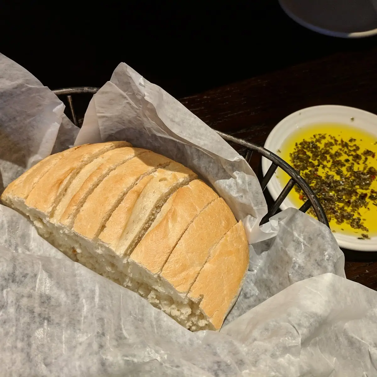 New Bread and Dipping Sauce Trio