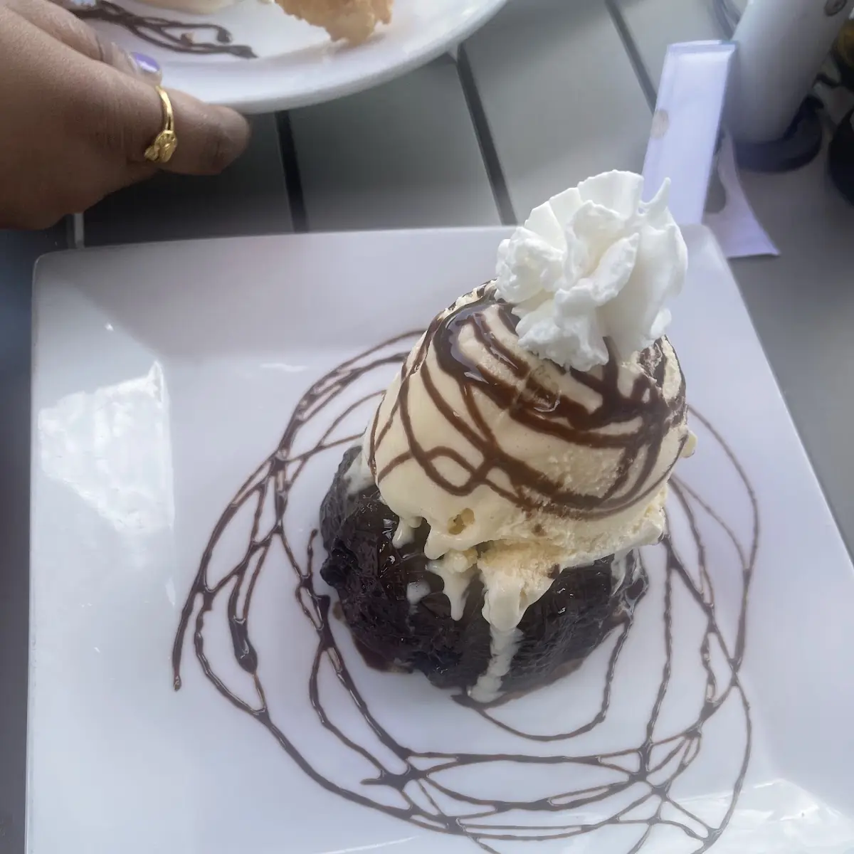 Molten Chocolate Cake a La Mode