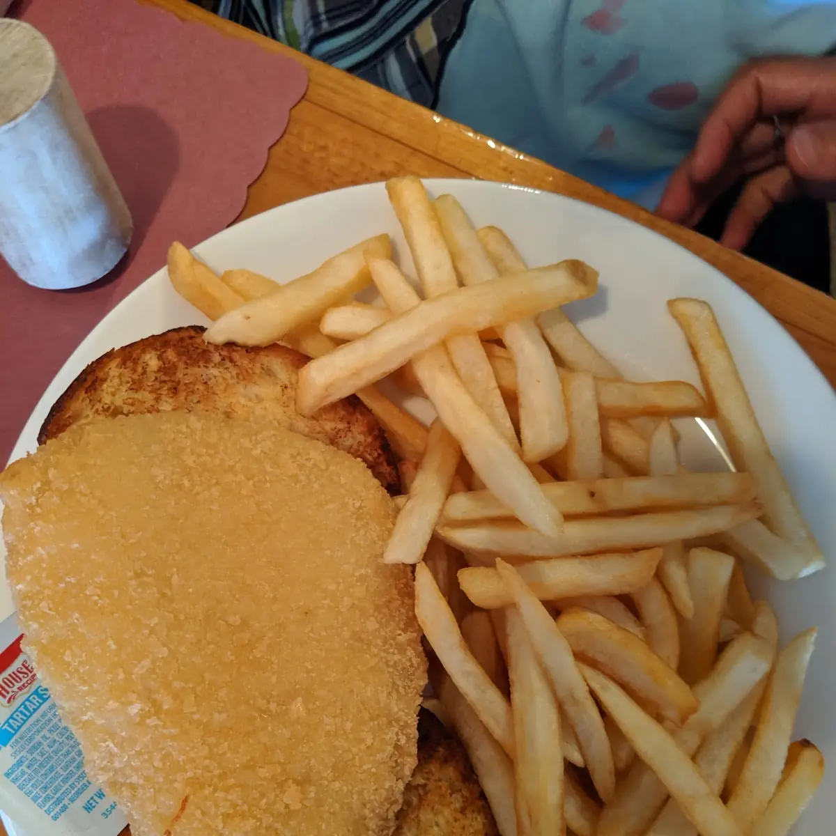 Fish Sandwich and Fries