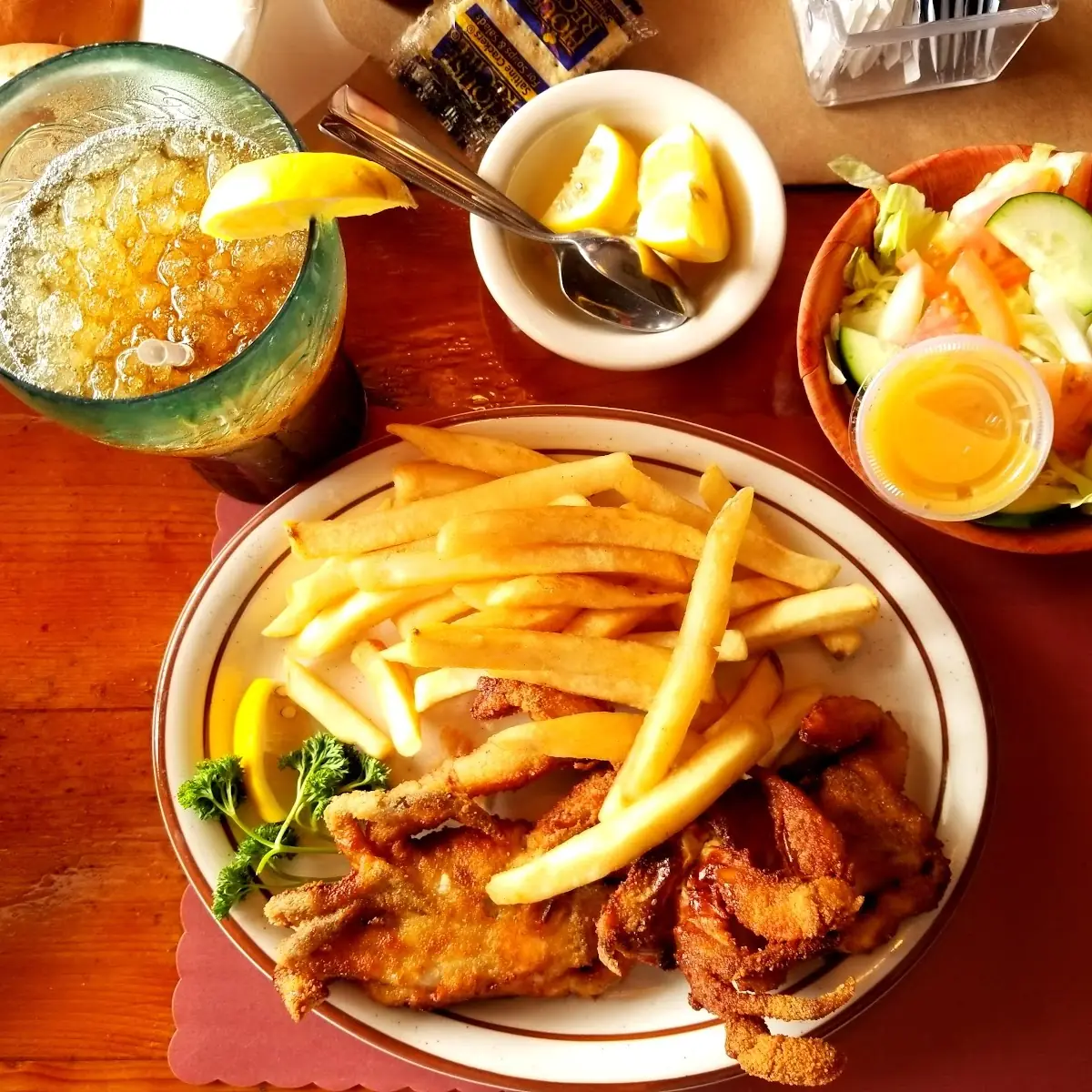 Soft Shell Crab Dinner