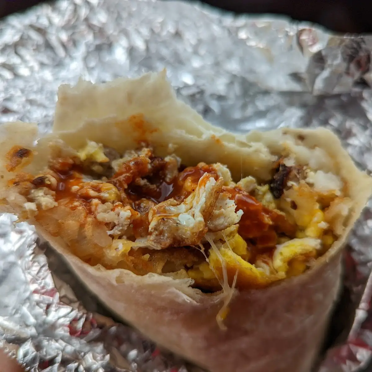 Sausage Breakfast Burrito