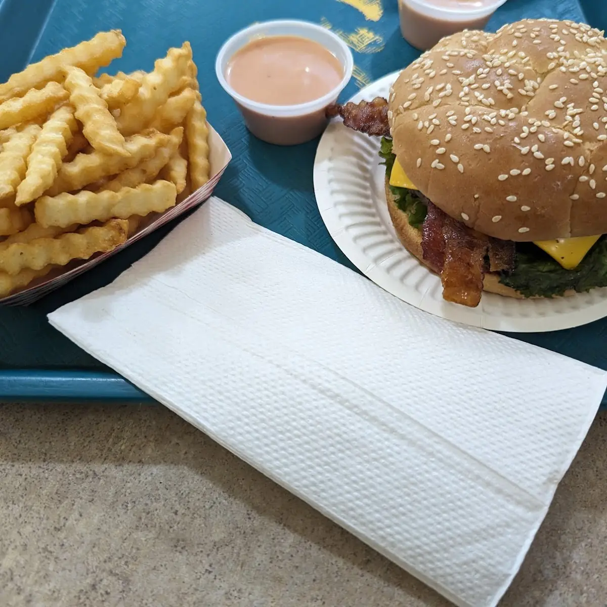 Bacon Cheeseburger Combo