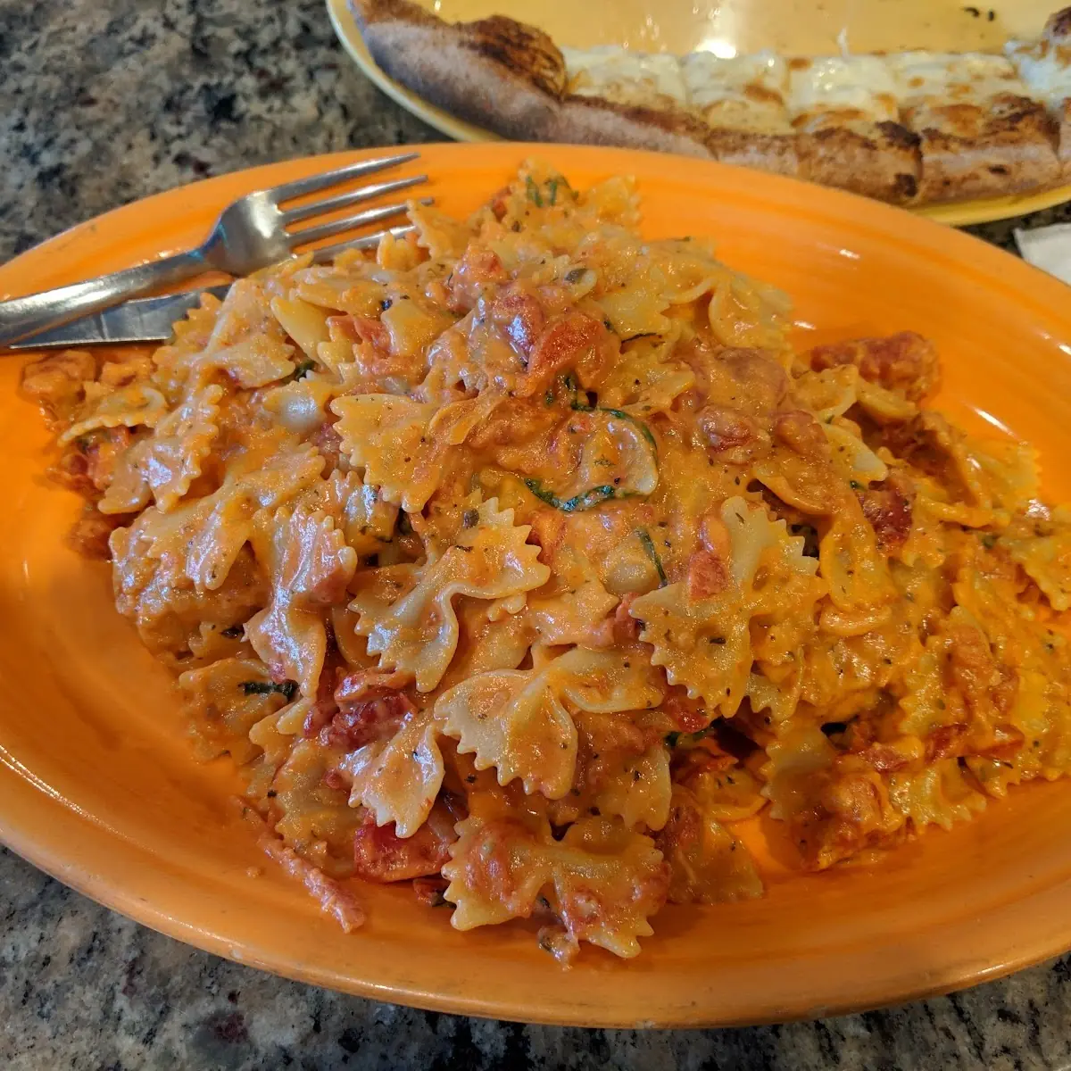 Chicken & Farfalle with Vodka Sauce