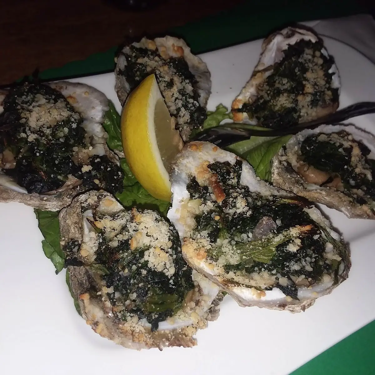 Oysters Rockefeller