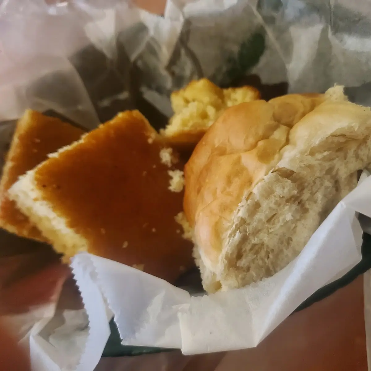 Cornbread and Rolls