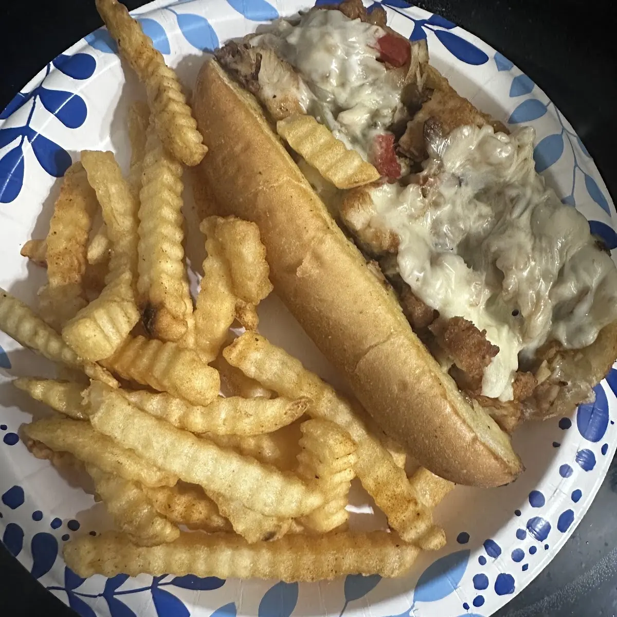 Fried Chicken Philly and Fries