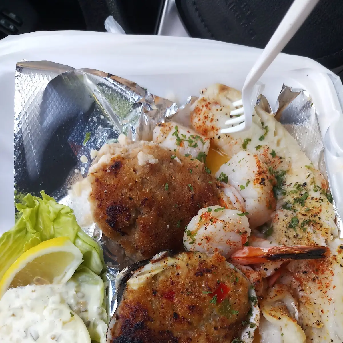 Broiled Seafood Combination