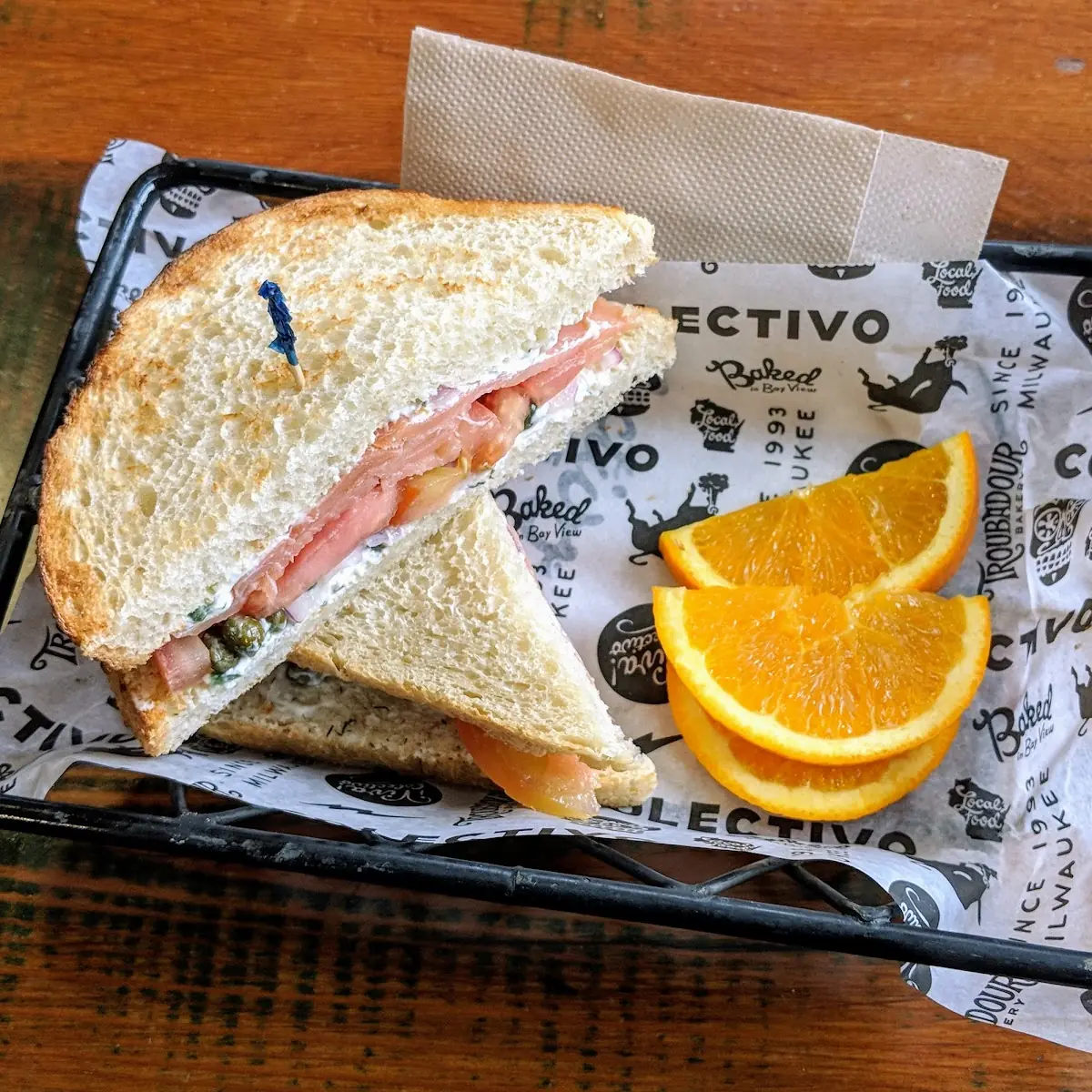 Smoked Salmon Sandwich