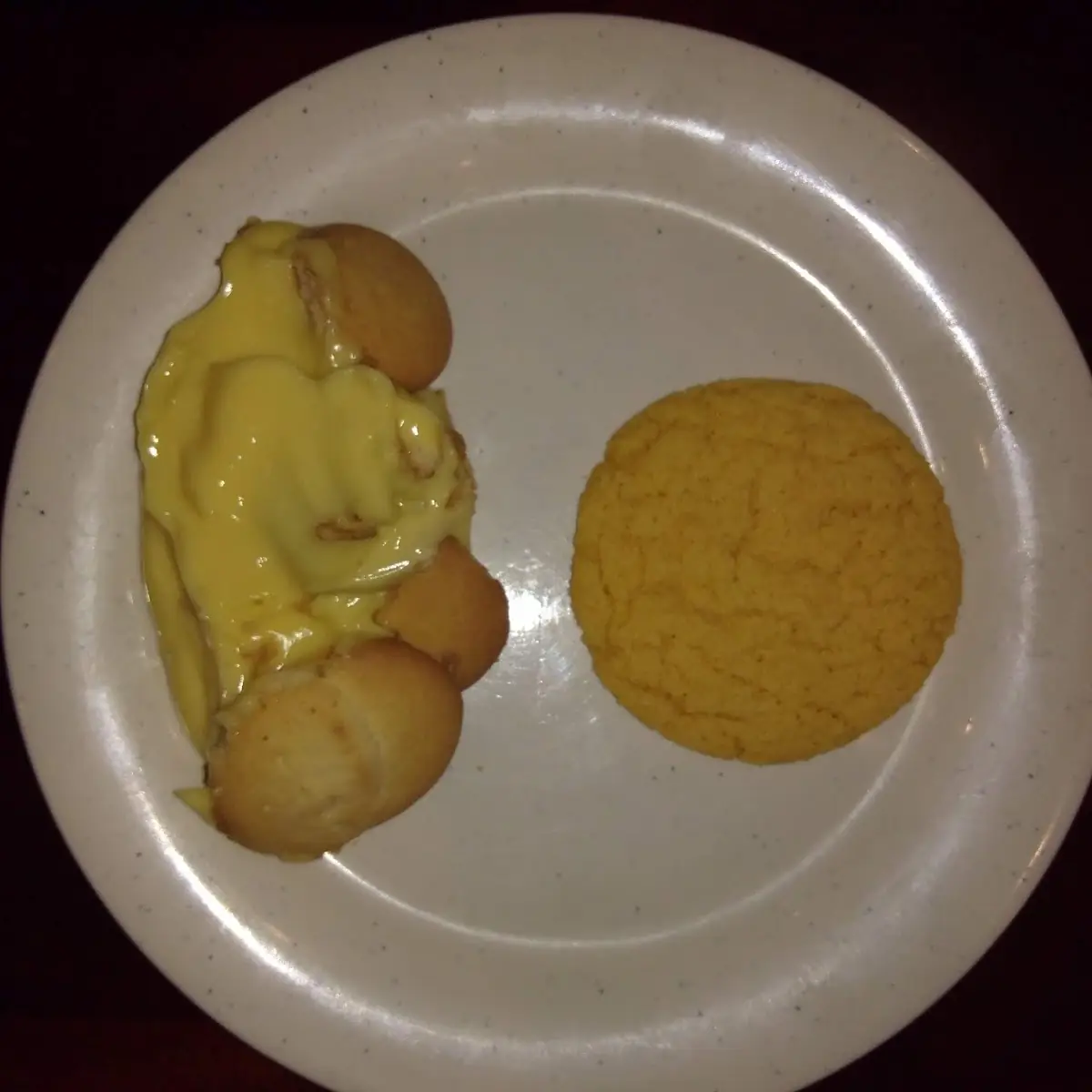 Banana Pudding and a Sugar Cookie