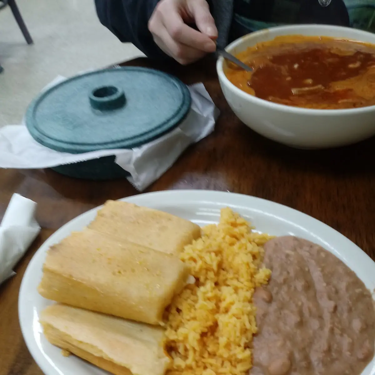 Tamales Plate