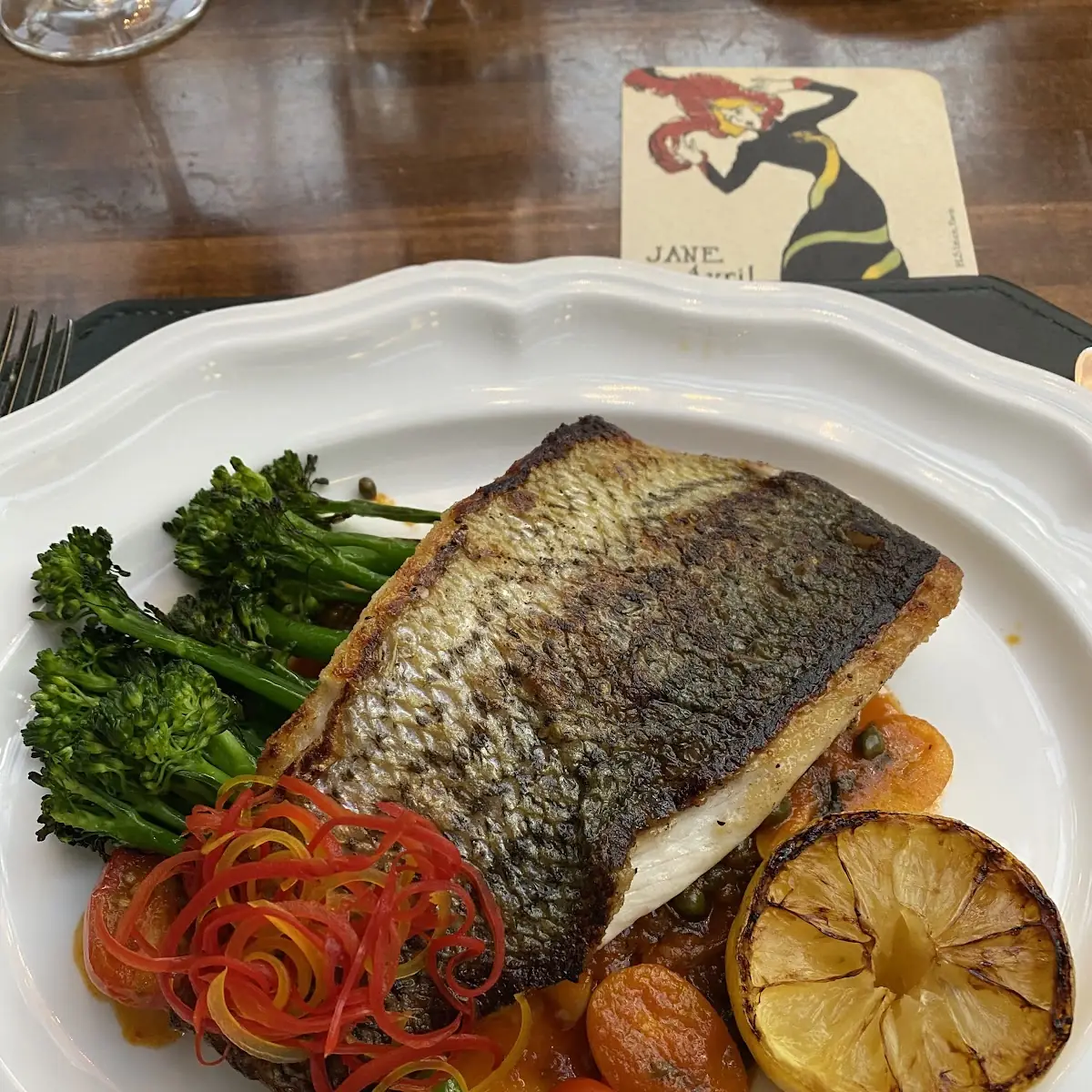 Pan Seared Bass