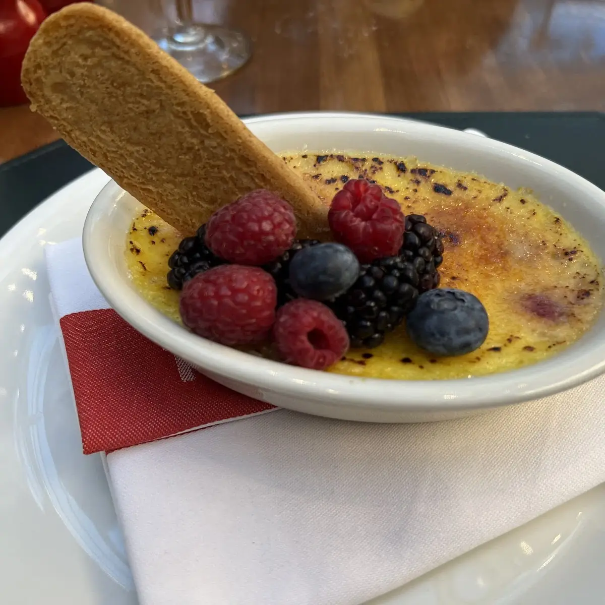 Raspberry Vanilla Crème Brûlèe