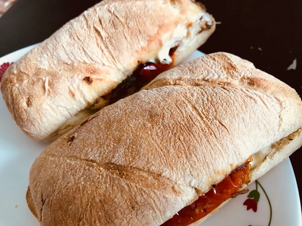 Chicken Caprese Sandwich Lunch