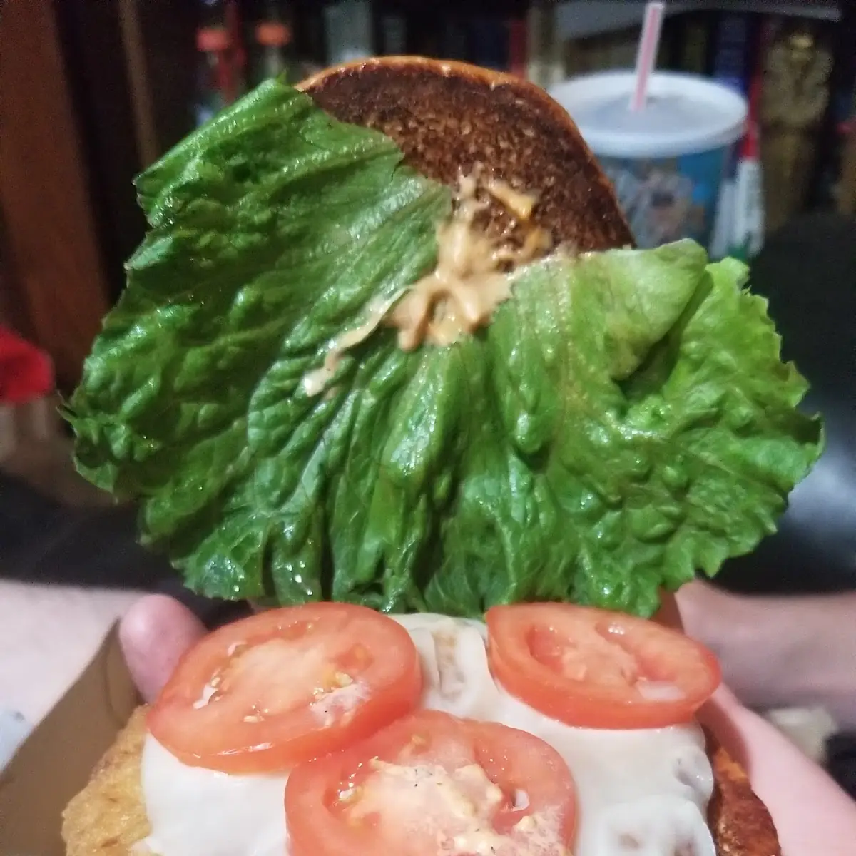 Very Little Sauce Added on Specialty Burger